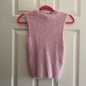 NEW WITH TAG Zara pink sweater vest
